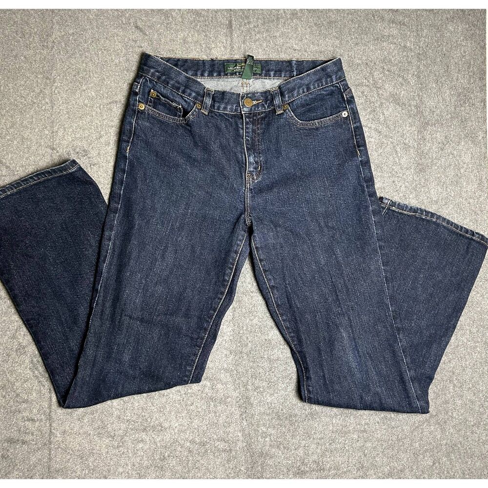 Lauren Ralph Lauren Classic Bootcut Jeans Dark Wash Womens Size 4